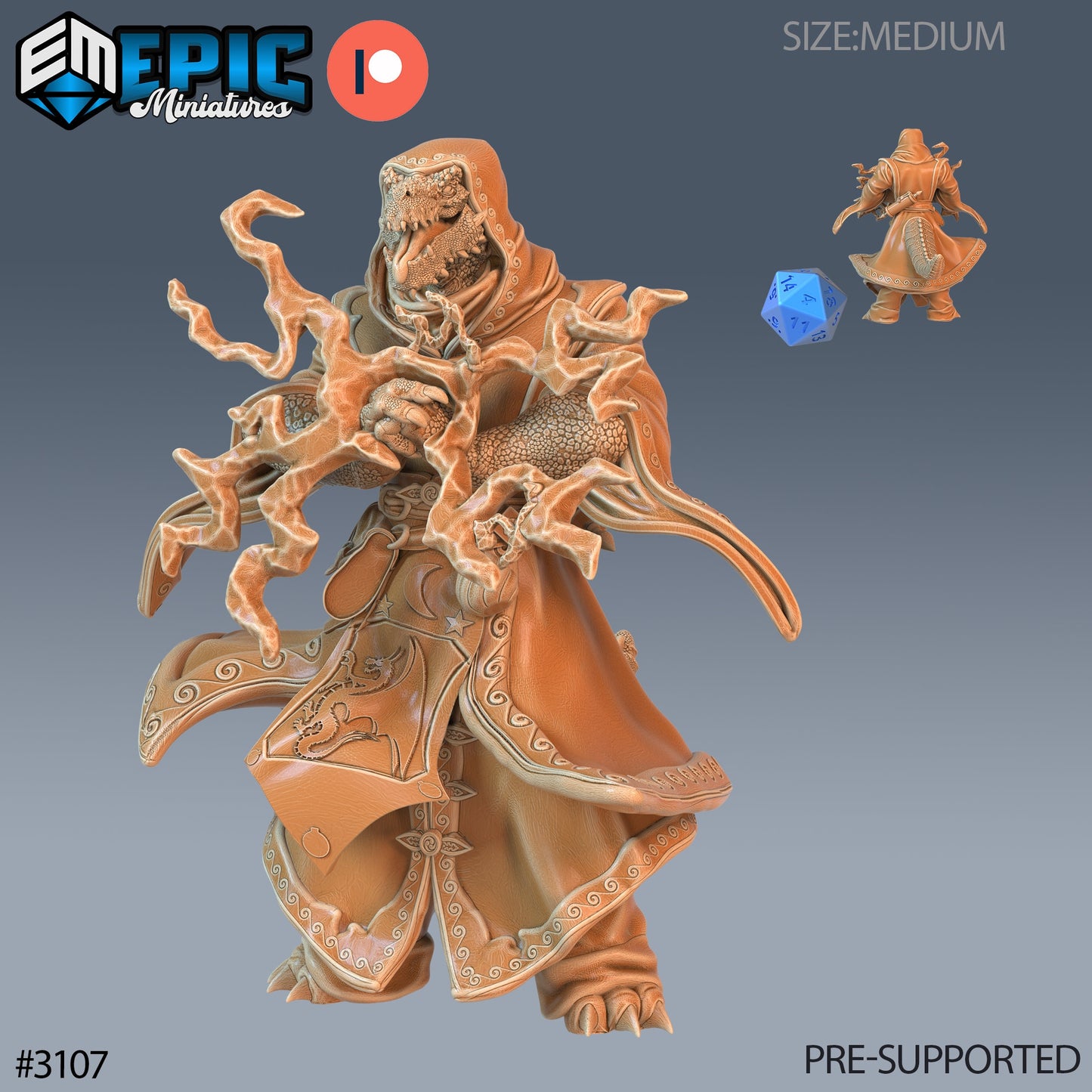 Half Dragon Sorcerer Player Character Series - #74 Sunrise Tavern - Epic Miniatures | Sunrise Tavern