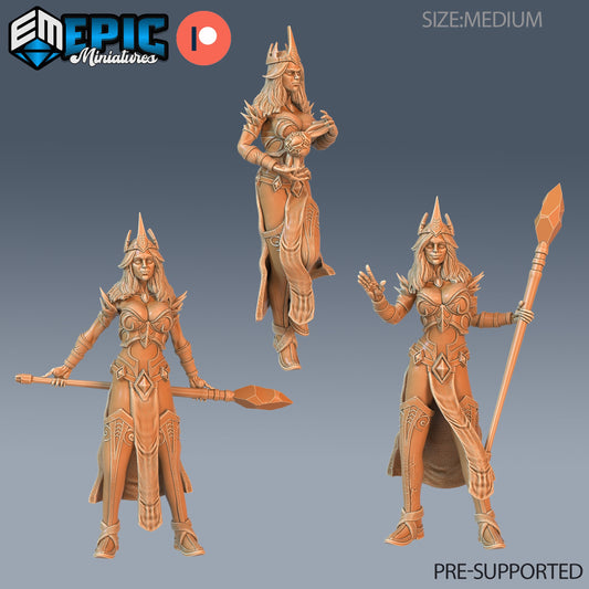Wizard Female Player Character Series - Epic Miniatures | Sunrise Tavern