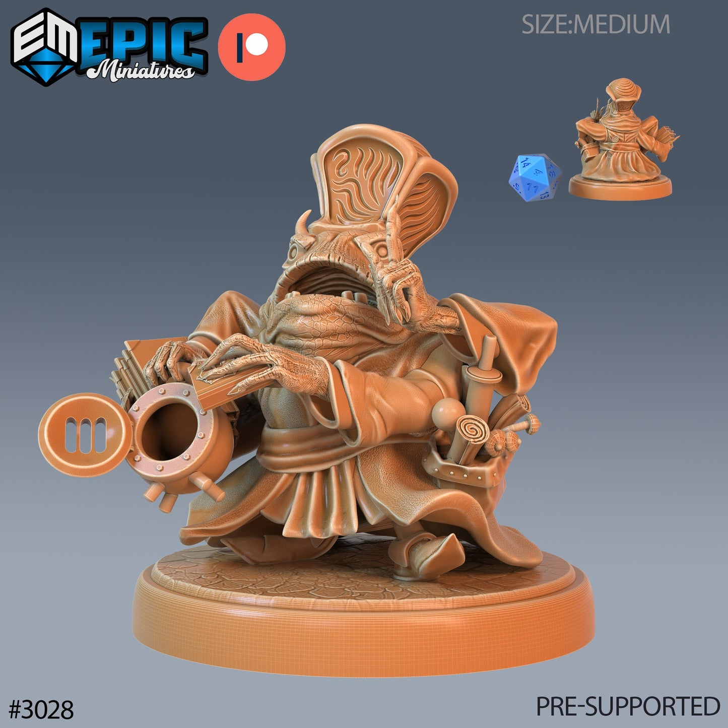Frog Warlock Power Series - Epic Miniatures | #73 Eternal Fungi