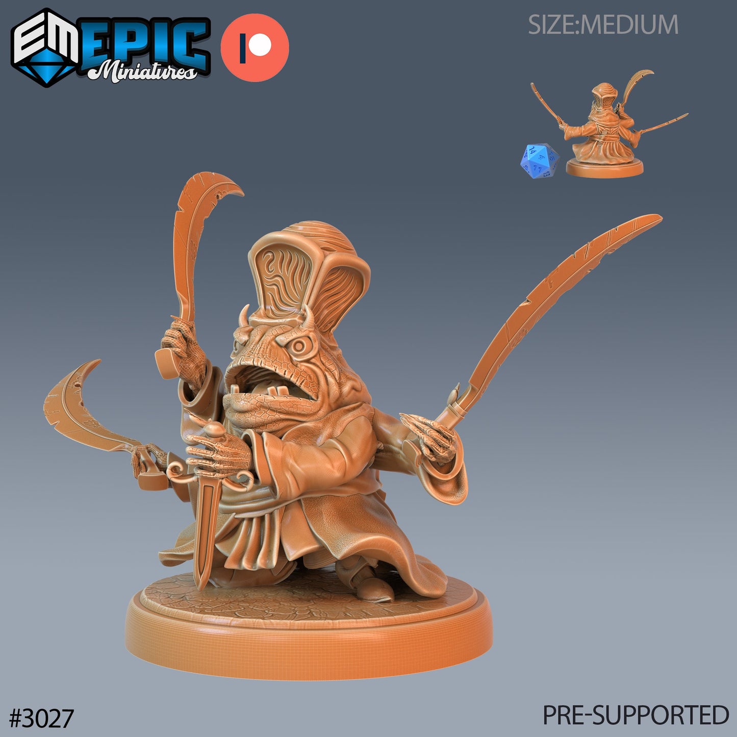 Frog Warlock Power Series - Epic Miniatures | #73 Eternal Fungi
