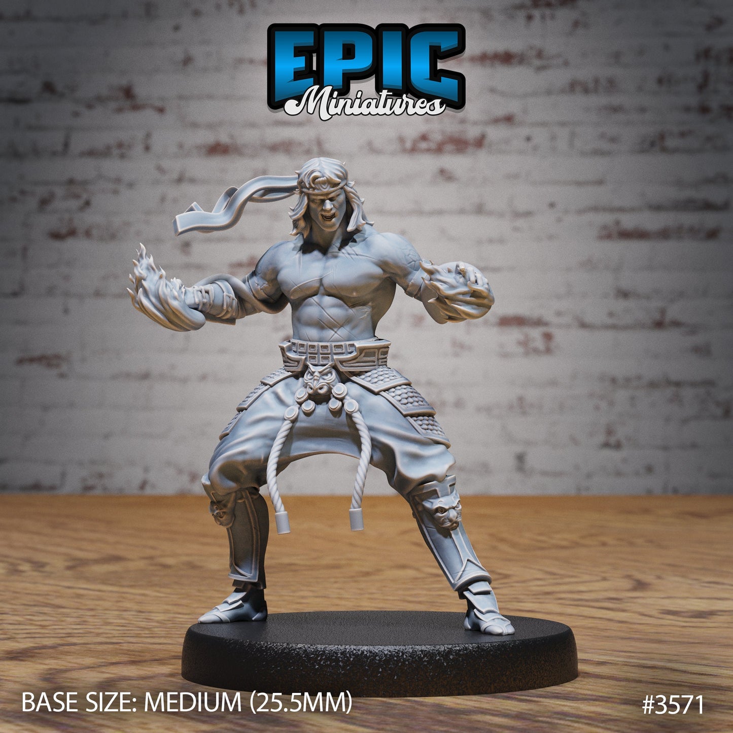 Fire Style Kung Fu Master Series - Epic Miniatures | Iron Fist Tournament