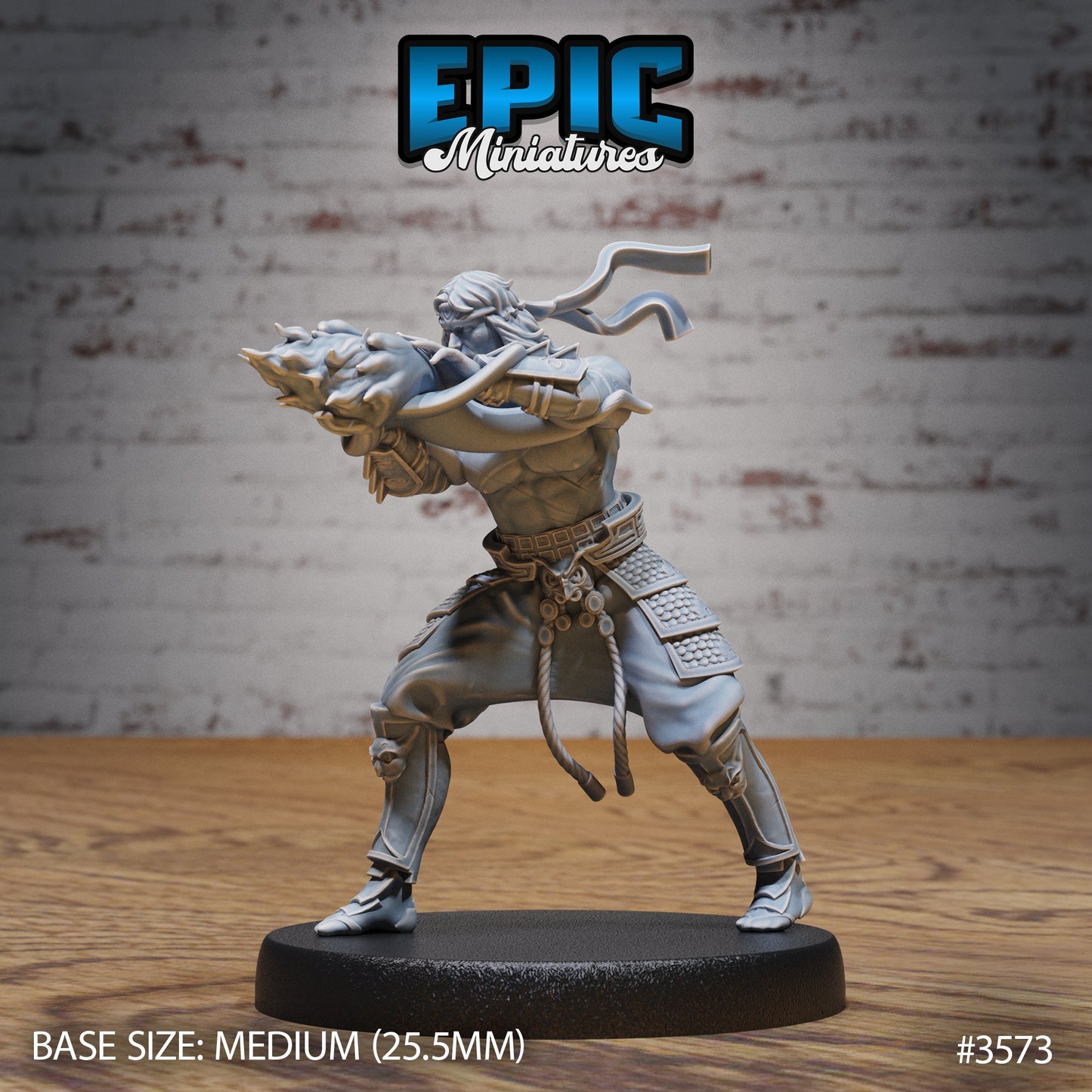 Fire Style Kung Fu Master Series - Epic Miniatures | Iron Fist Tournament