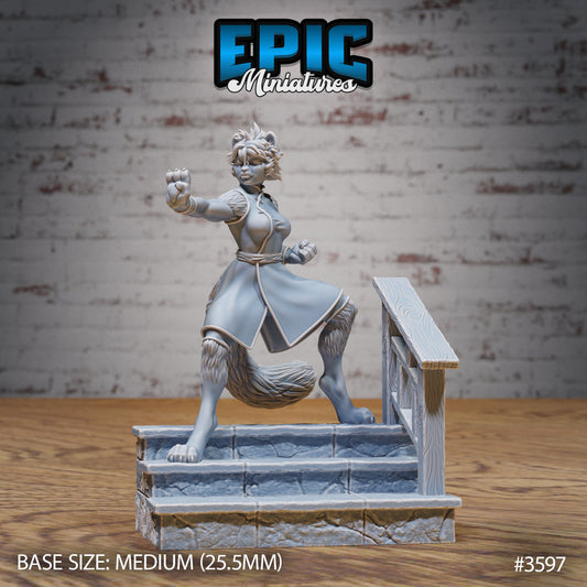 Cat Girl Monk Series - Epic Miniatures | Iron Fist Tournament