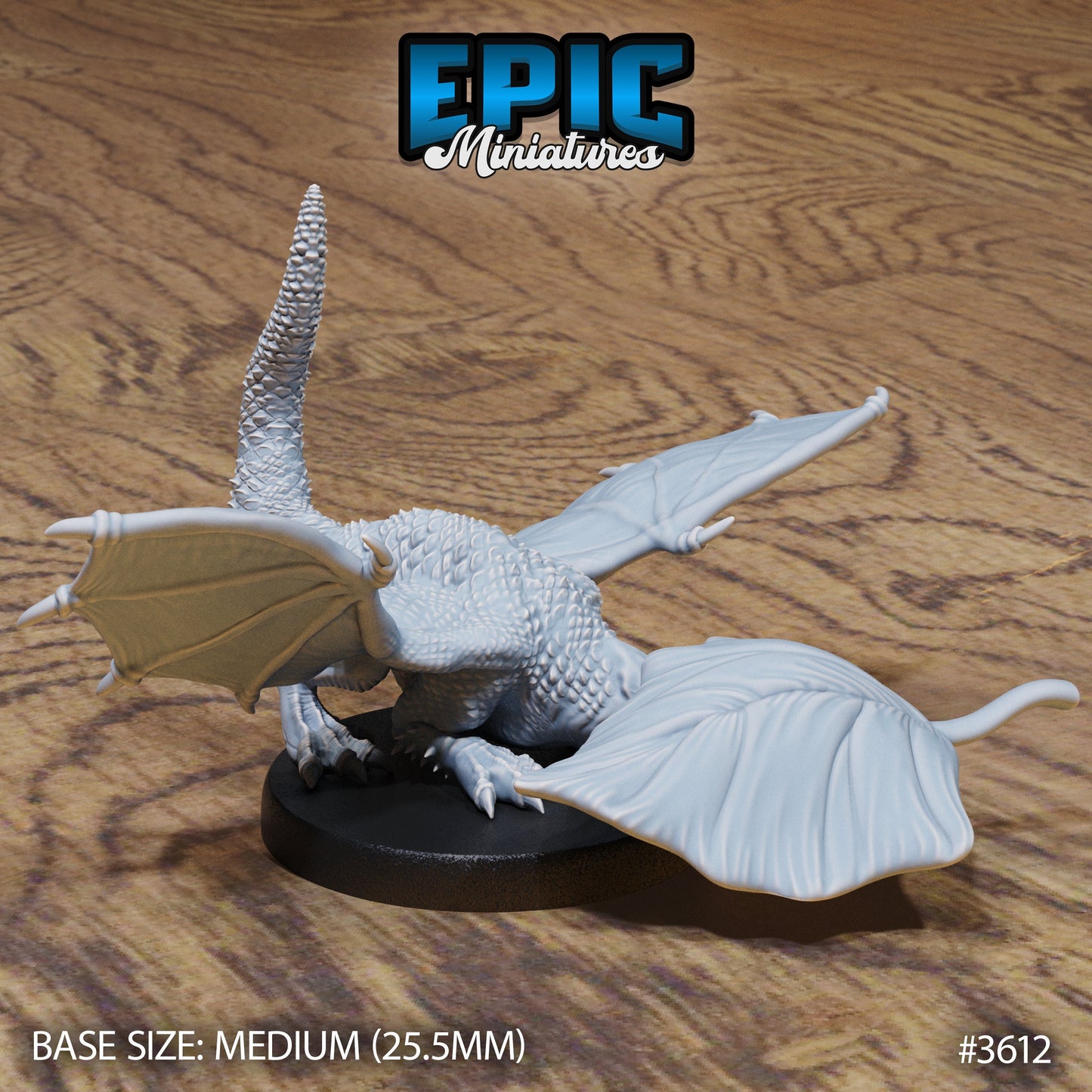 White Dragon Wyrmling Series - Epic Miniatures | Ice Age Madness