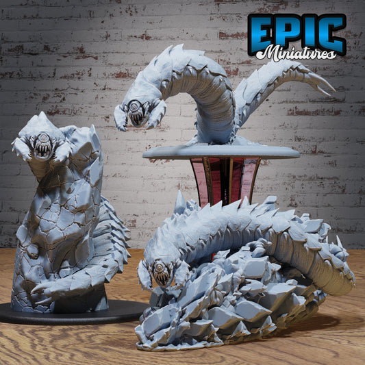 Frost Worm Series - Epic Miniatures | Ice Age Madness