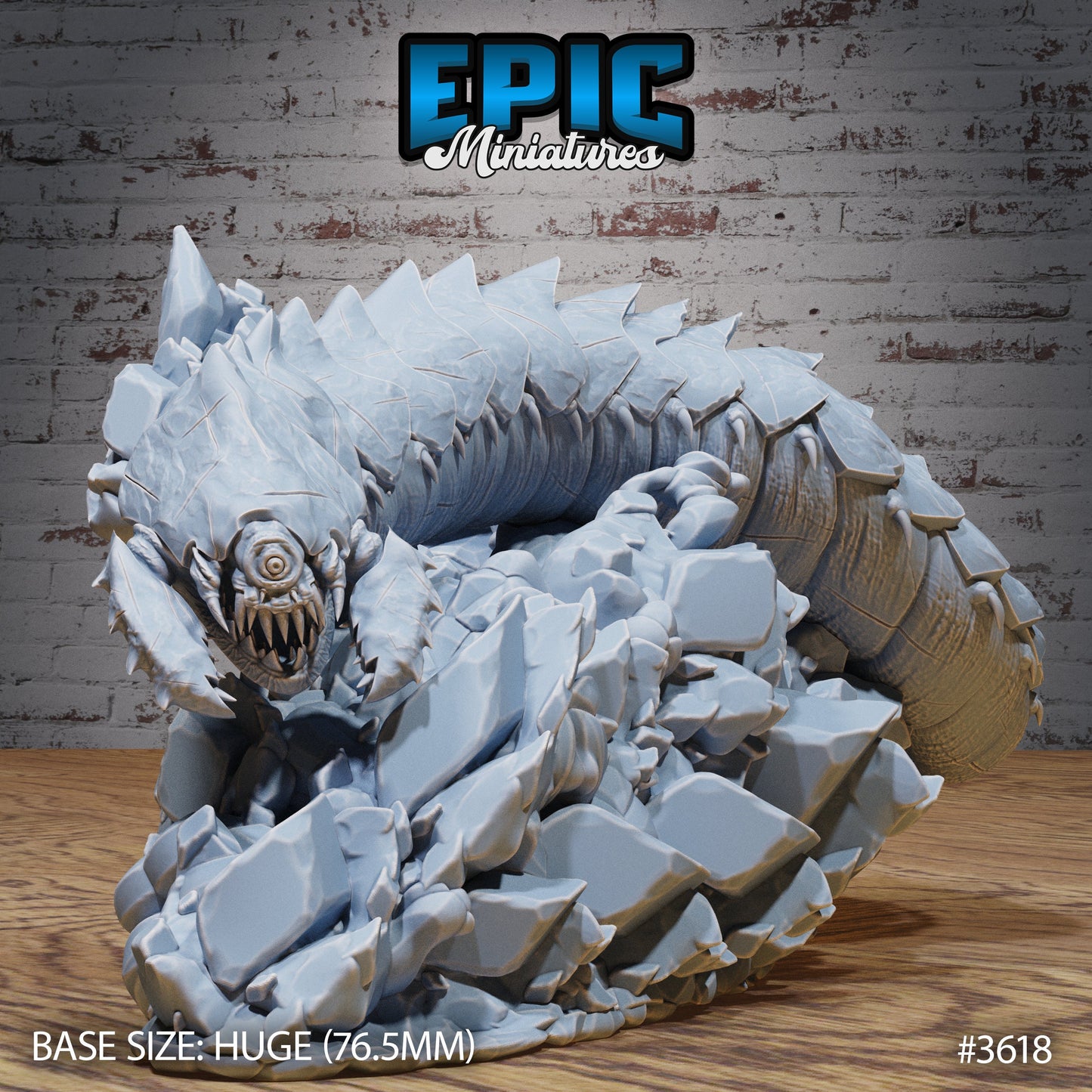 Frost Worm Series - Epic Miniatures | Ice Age Madness