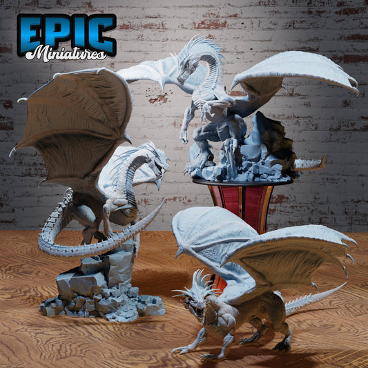 Glacier Dragon Series - Epic Miniatures | Ice Age Madness