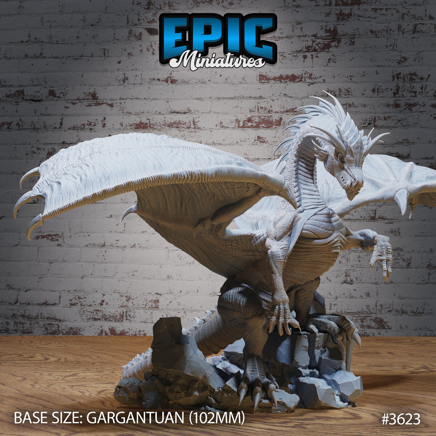 Glacier Dragon Series - Epic Miniatures | Ice Age Madness
