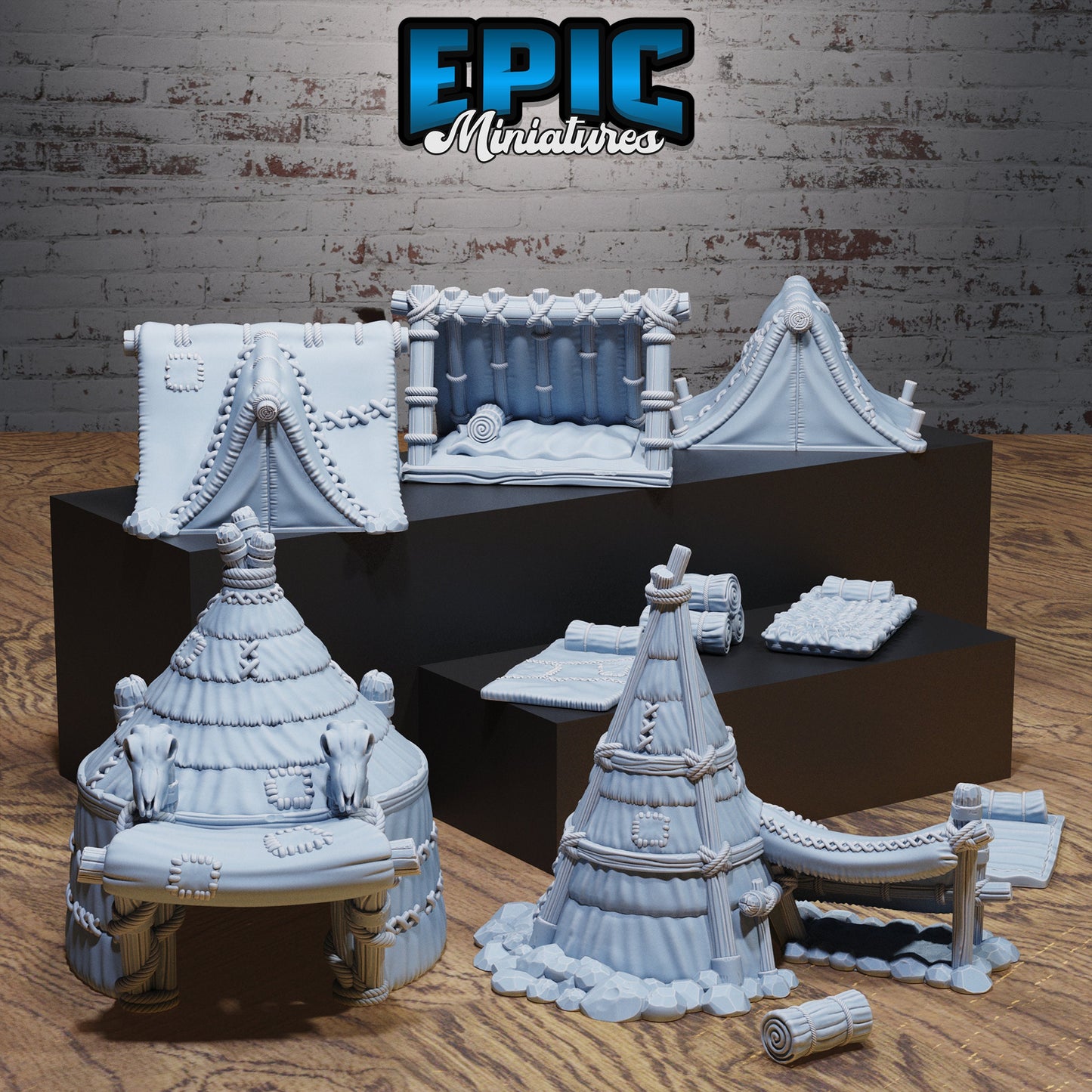 Bandit Camp Tent Series - Epic Miniatures | Bandit Camp