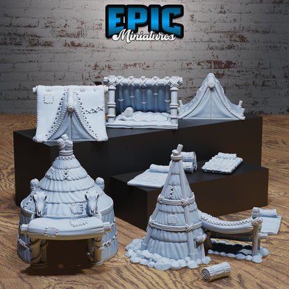 Bandit Camp Tent Series - Epic Miniatures | Bandit Camp