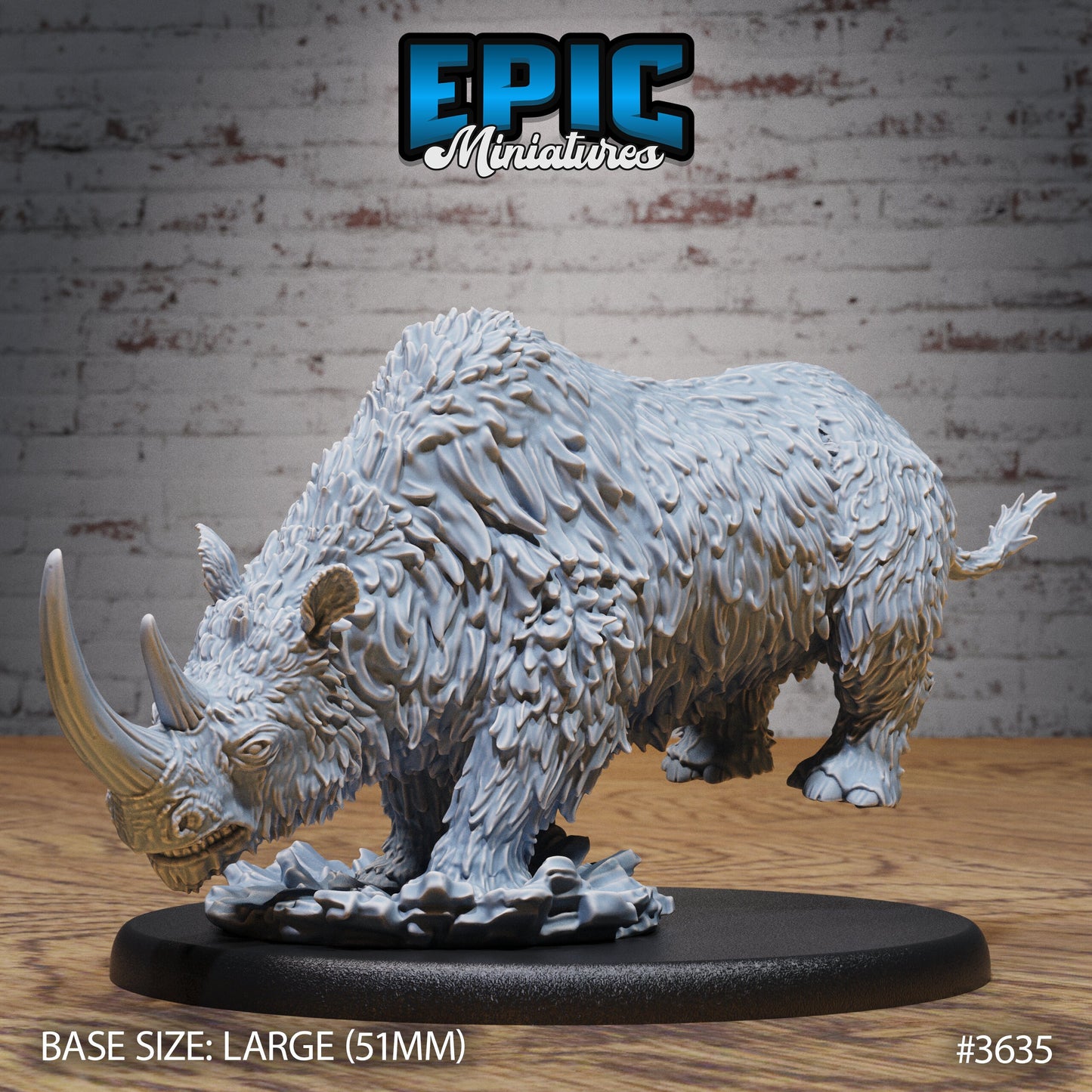 Woolly Rhino Series - Epic Miniatures | Ice Age Madness
