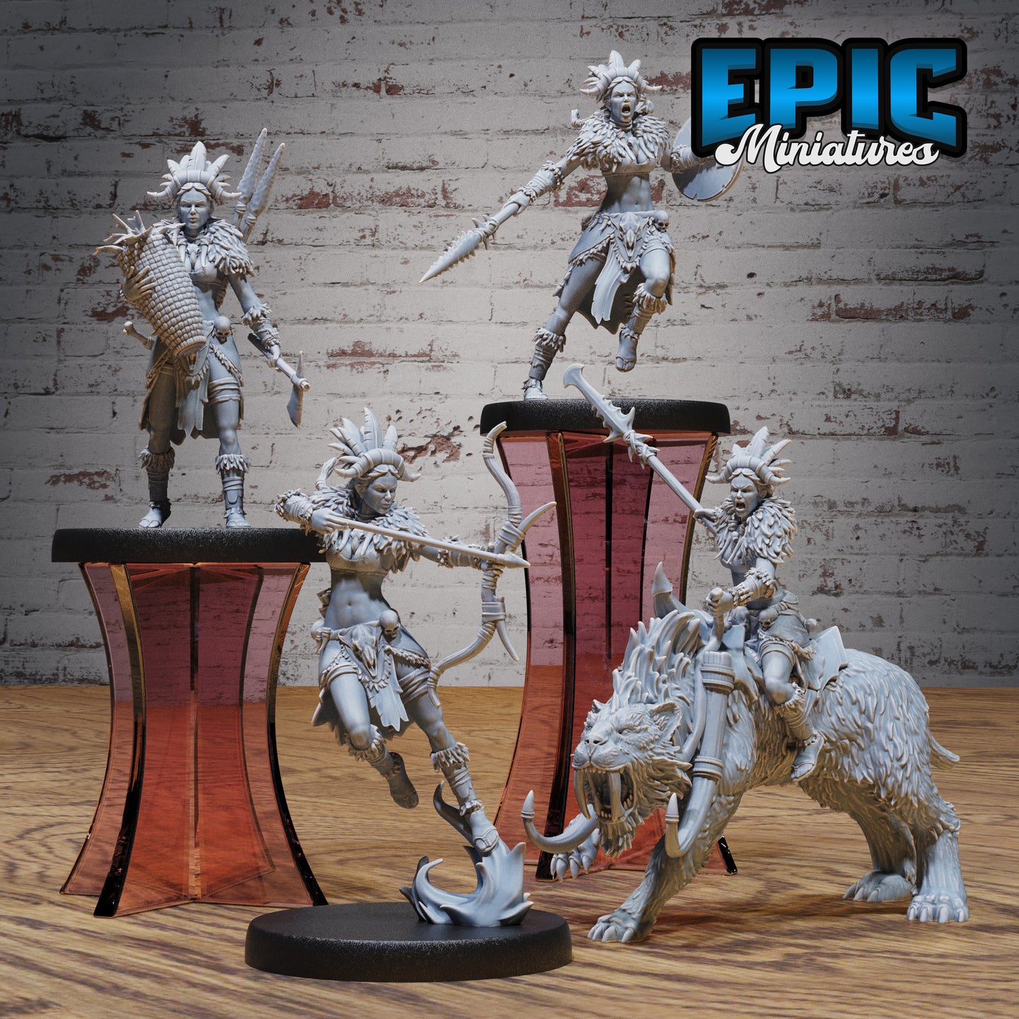Barbarian Tribe Female Series - Epic Miniatures | Ice Age Madness