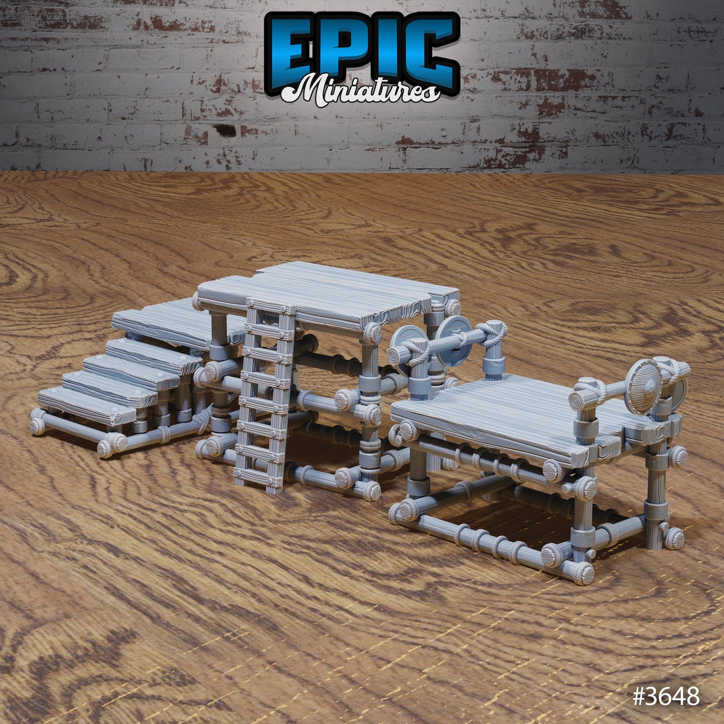 Bandit Camp Fortification Series - Epic Miniatures | Bandit Camp