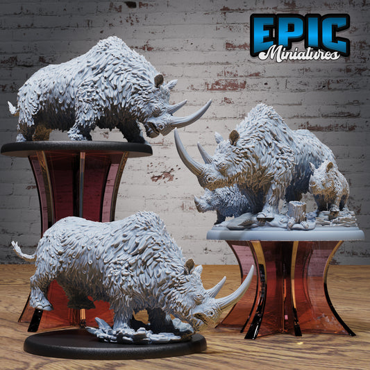 Woolly Rhino Series - Epic Miniatures | Ice Age Madness