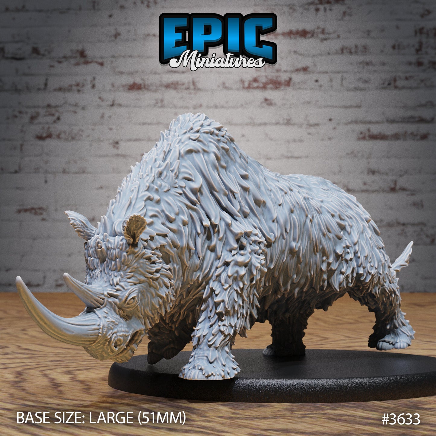 Woolly Rhino Series - Epic Miniatures | Ice Age Madness