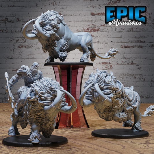 Devilhorn Bull Series - Epic Miniatures | Ice Age Madness