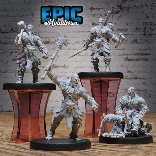 Barbarian Tribe Male Series - Epic Miniatures | Ice Age Madness