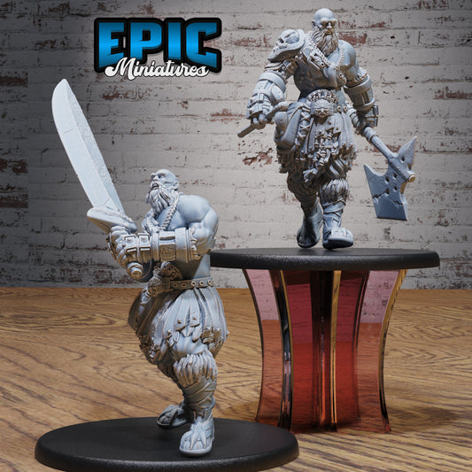 Half-Giant Barbarian Series - Epic Miniatures | Ice Age Madness