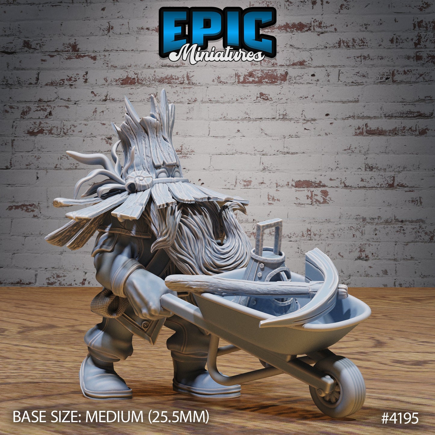 Wild Dwarf Miner Series - Epic Miniatures | #97 Dwarf Mountain