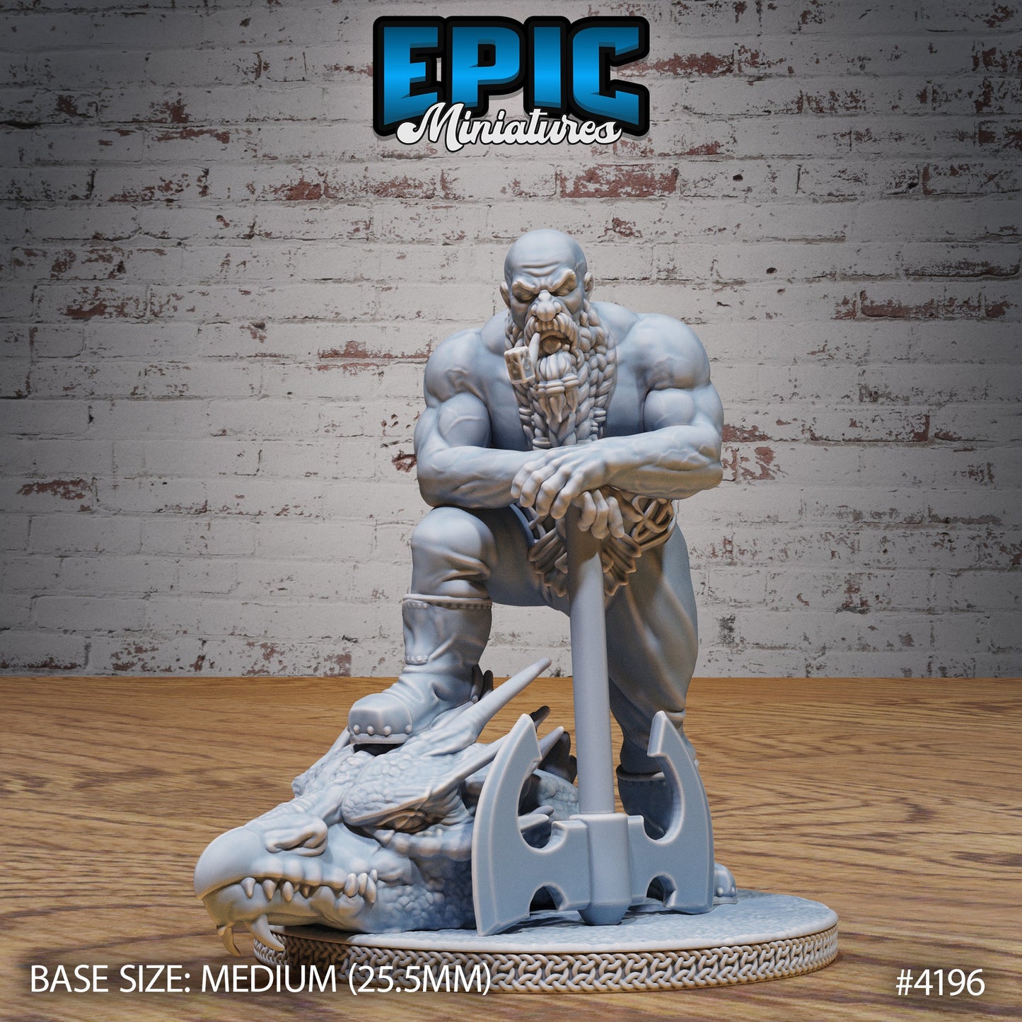 Dwarf Dragon Slayer - Epic Miniatures | #97 Dwarf Mountain