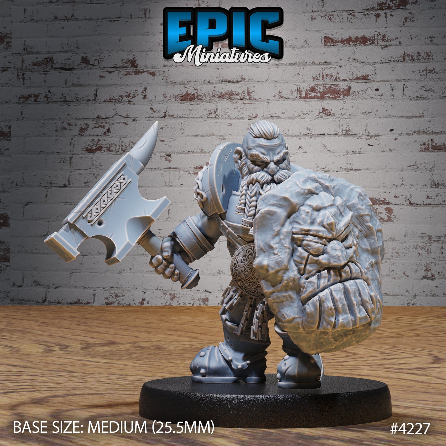 Champion Dwarf 4227 - Epic Miniatures | #97 Dwarf Mountain