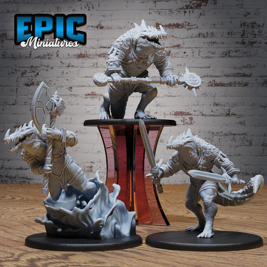 Crocodile Champion Series - Epic Miniatures | #96 Bone Dry Desert