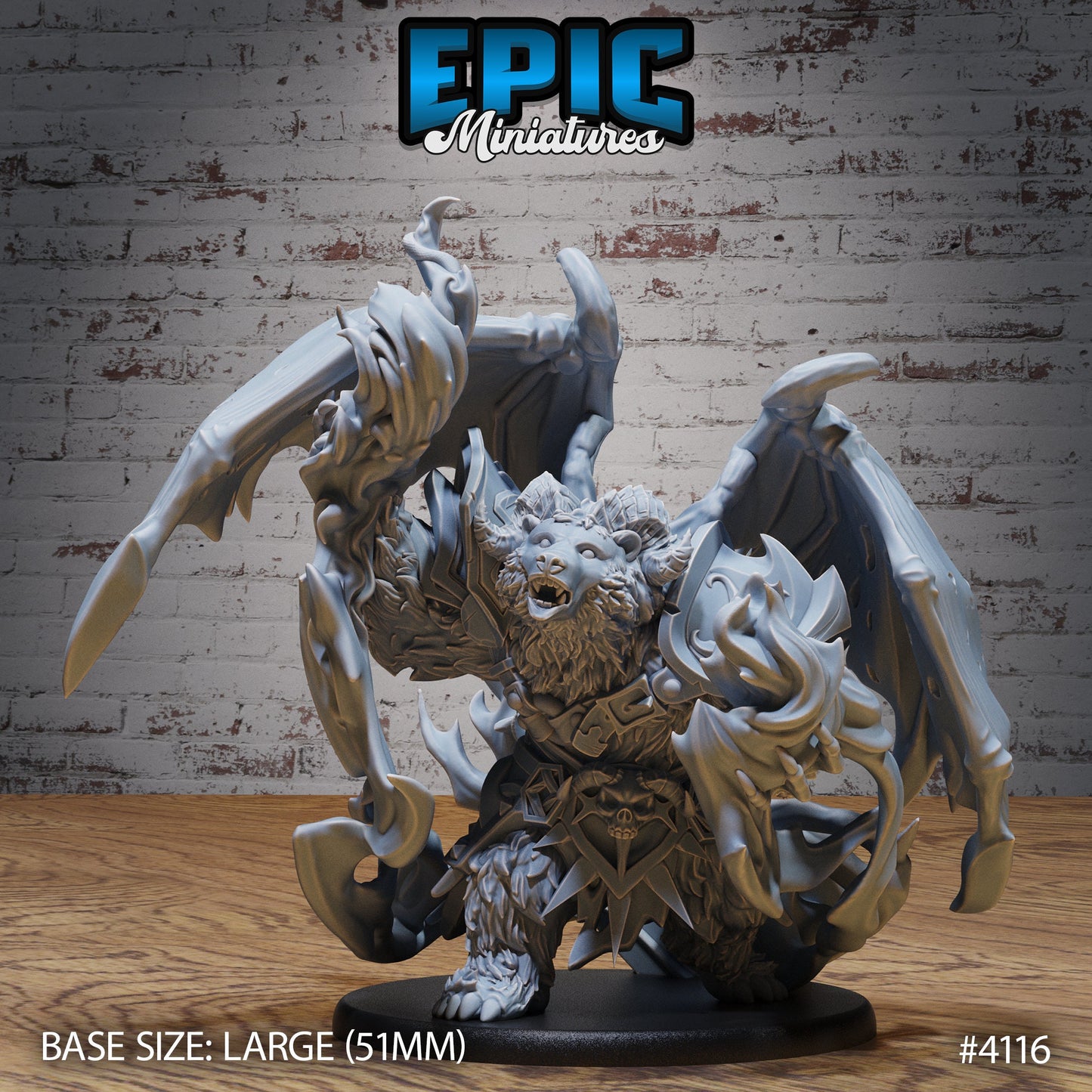 Winged Bear Druid - Epic Miniatures | #95 Elven Storm