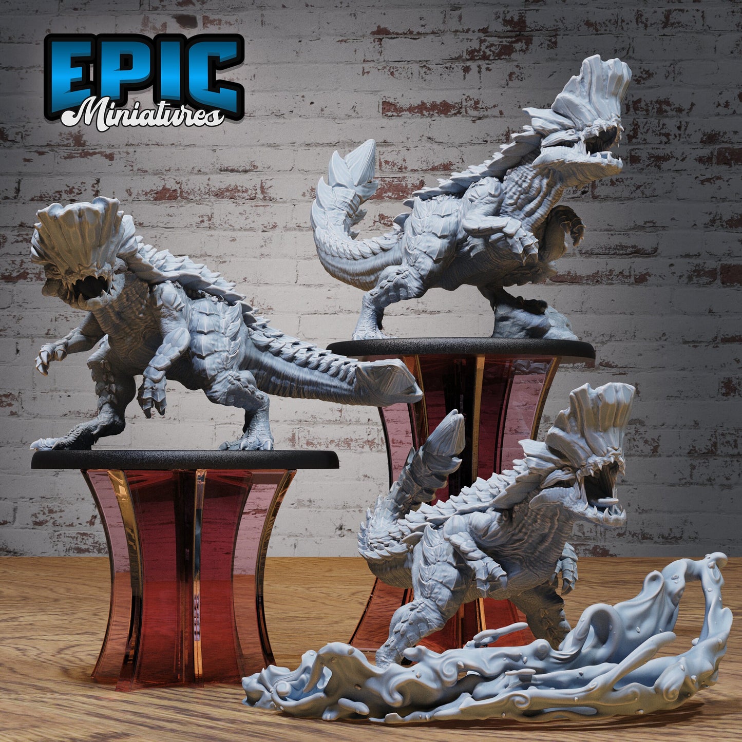 Rockhead Dinosaur - Epic Miniatures | #94 Elemental Lands