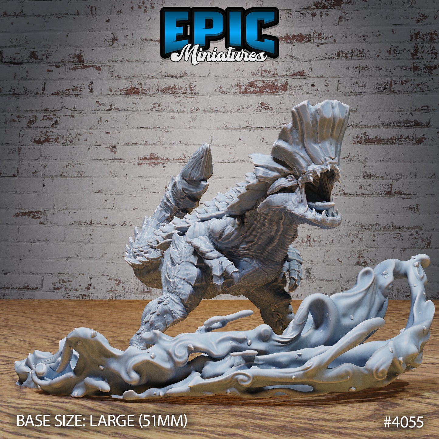 Rockhead Dinosaur - Epic Miniatures | #94 Elemental Lands