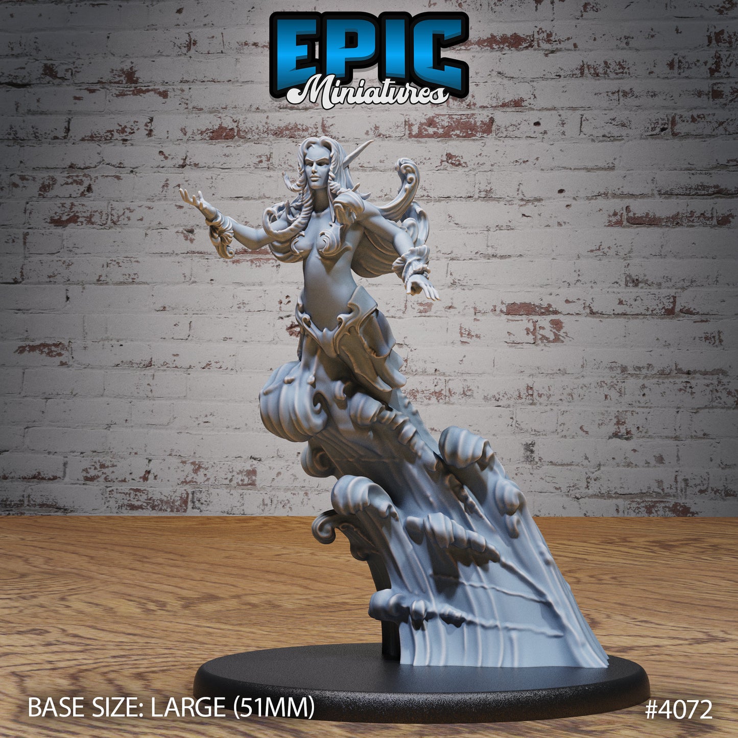 Water Elemental Female - Epic Miniatures | #94 Elemental Lands