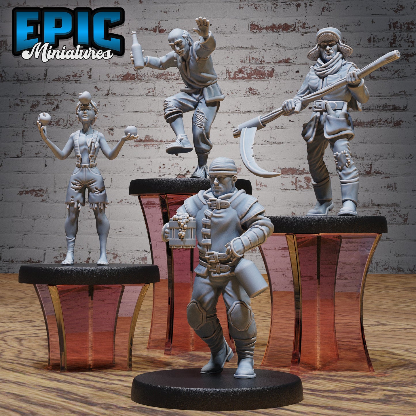 Villager Series - Epic Miniatures | #93 Festival Village
