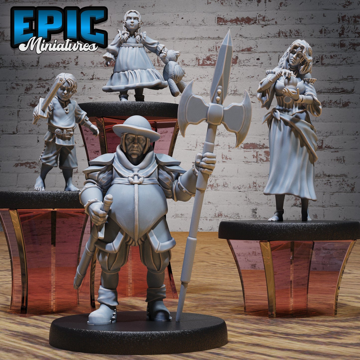 Villager Series - Epic Miniatures | #93 Festival Village