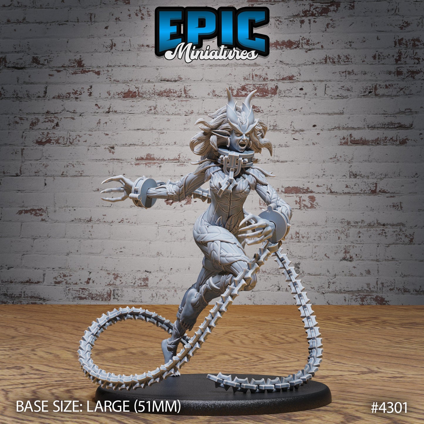 Imprisoned Demonness Series - Epic Miniatures | #99 Infernal Assault