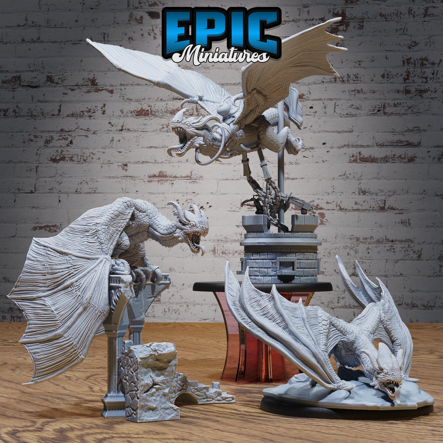 Mountain Wyvern Series - Epic Miniatures | #97 Dwarf Mountain