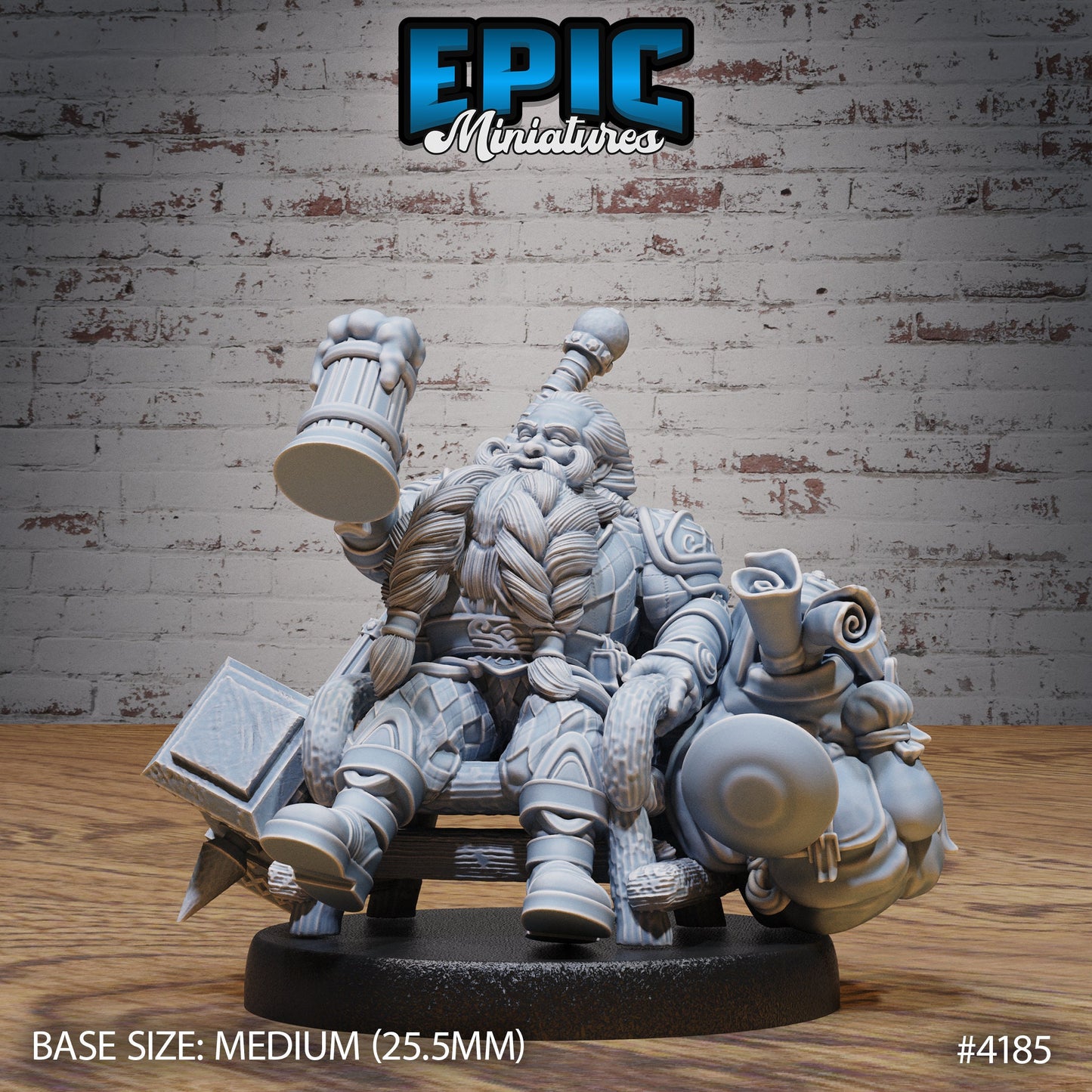 Dwarf Traveler Series - Epic Miniatures | #97 Dwarf Mountain