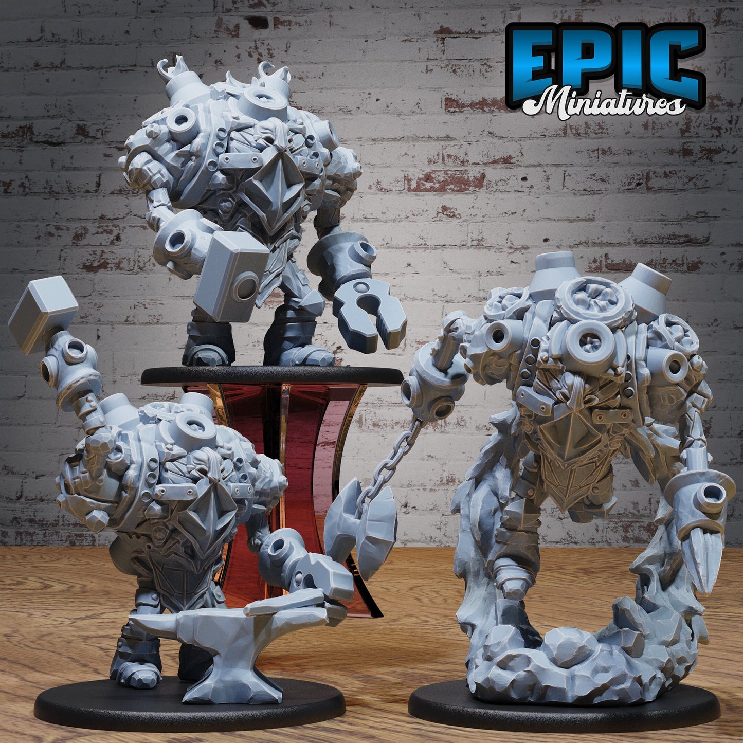 Stone Dwarf Construct Series - Epic Miniatures | #97 Dwarf Mountain
