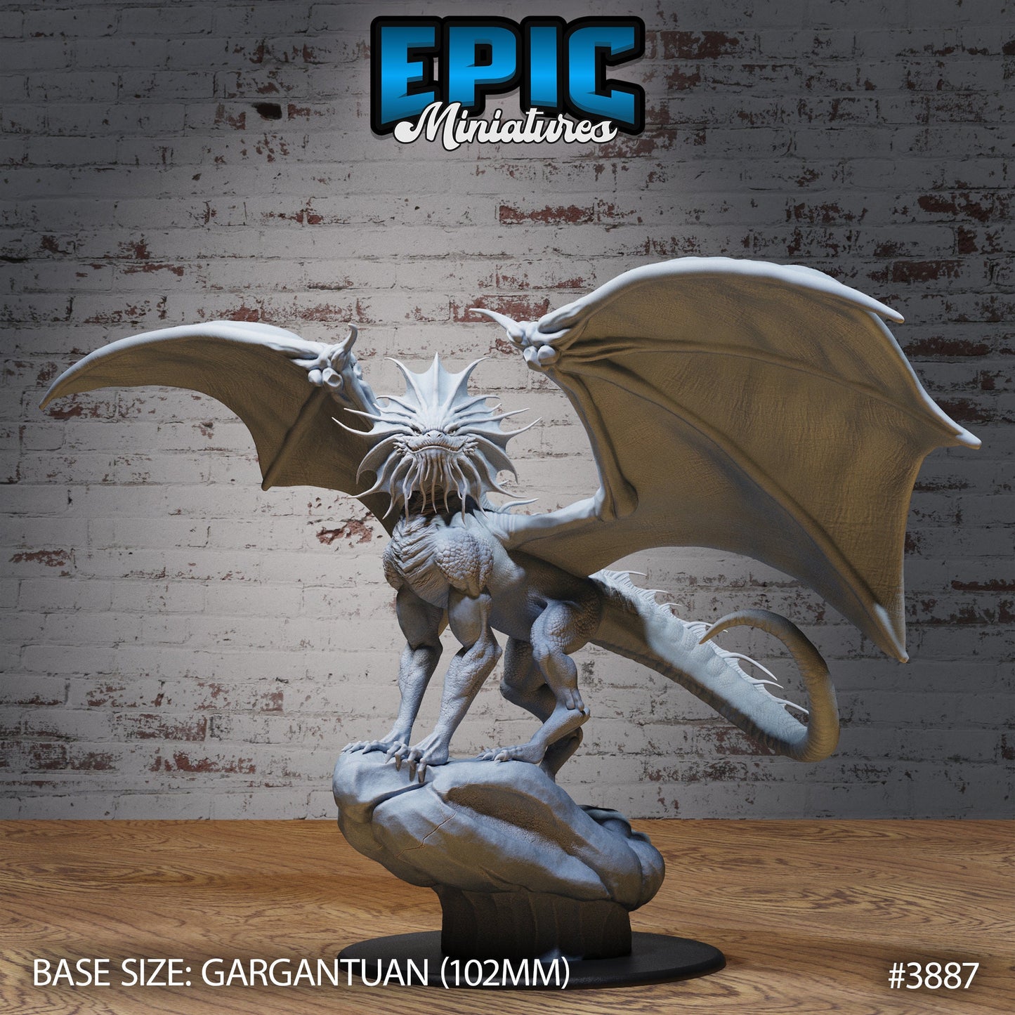Red Dragon Guild Leader 3887 - Epic Miniatures | #91 Demonic Guild