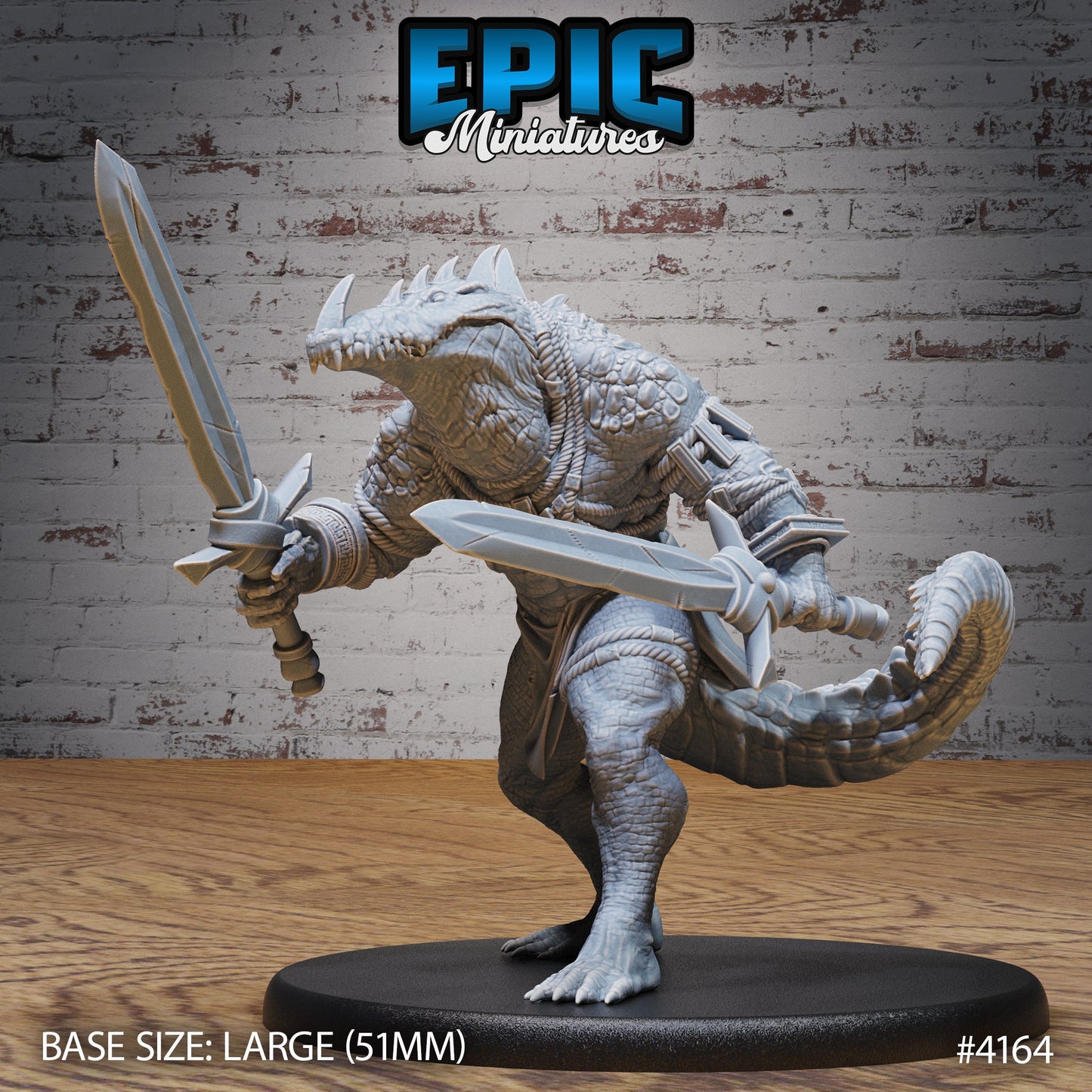 Crocodile Champion Series - Epic Miniatures | #96 Bone Dry Desert