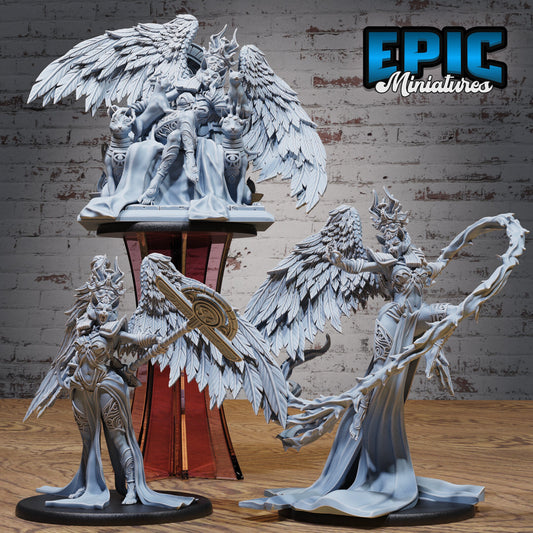 Cat Goddess Bastet Avatar Series - Epic Miniatures | #96 Bone Dry Desert
