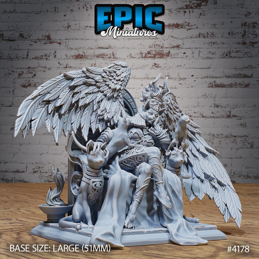 Cat Goddess Bastet Avatar Series - Epic Miniatures | #96 Bone Dry Desert