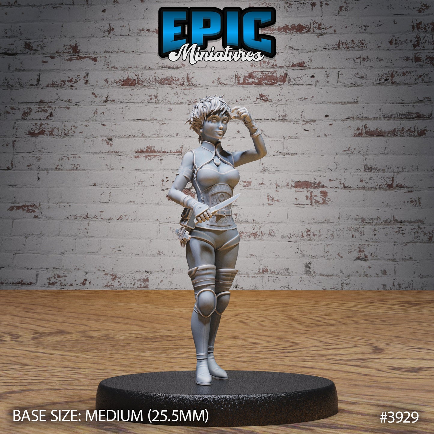 Rogue Novice Female Series - Epic Miniatures | #91 Demonic Guild