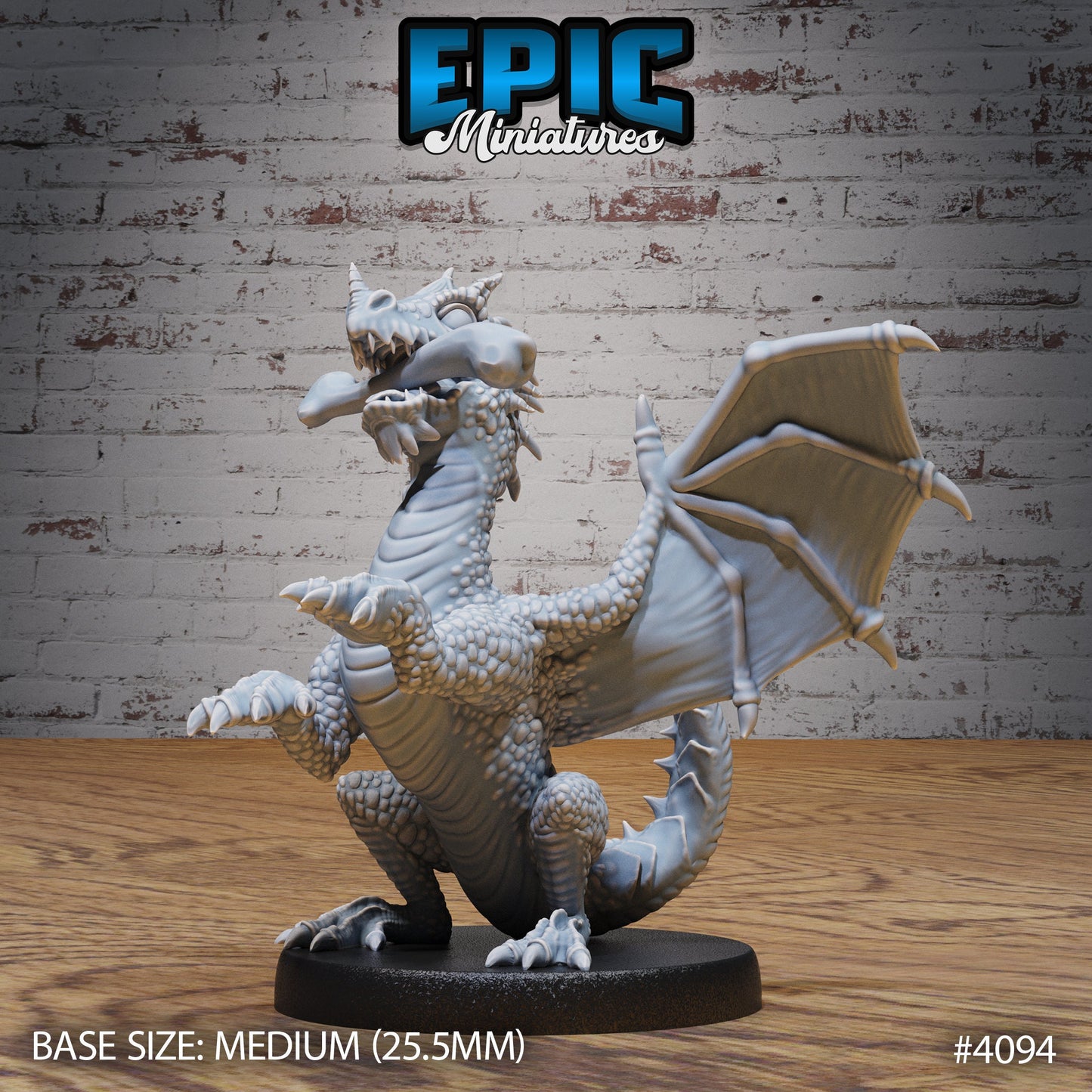 Green Dragon Wyrmling Series - Epic Miniatures | #95 Elven Storm