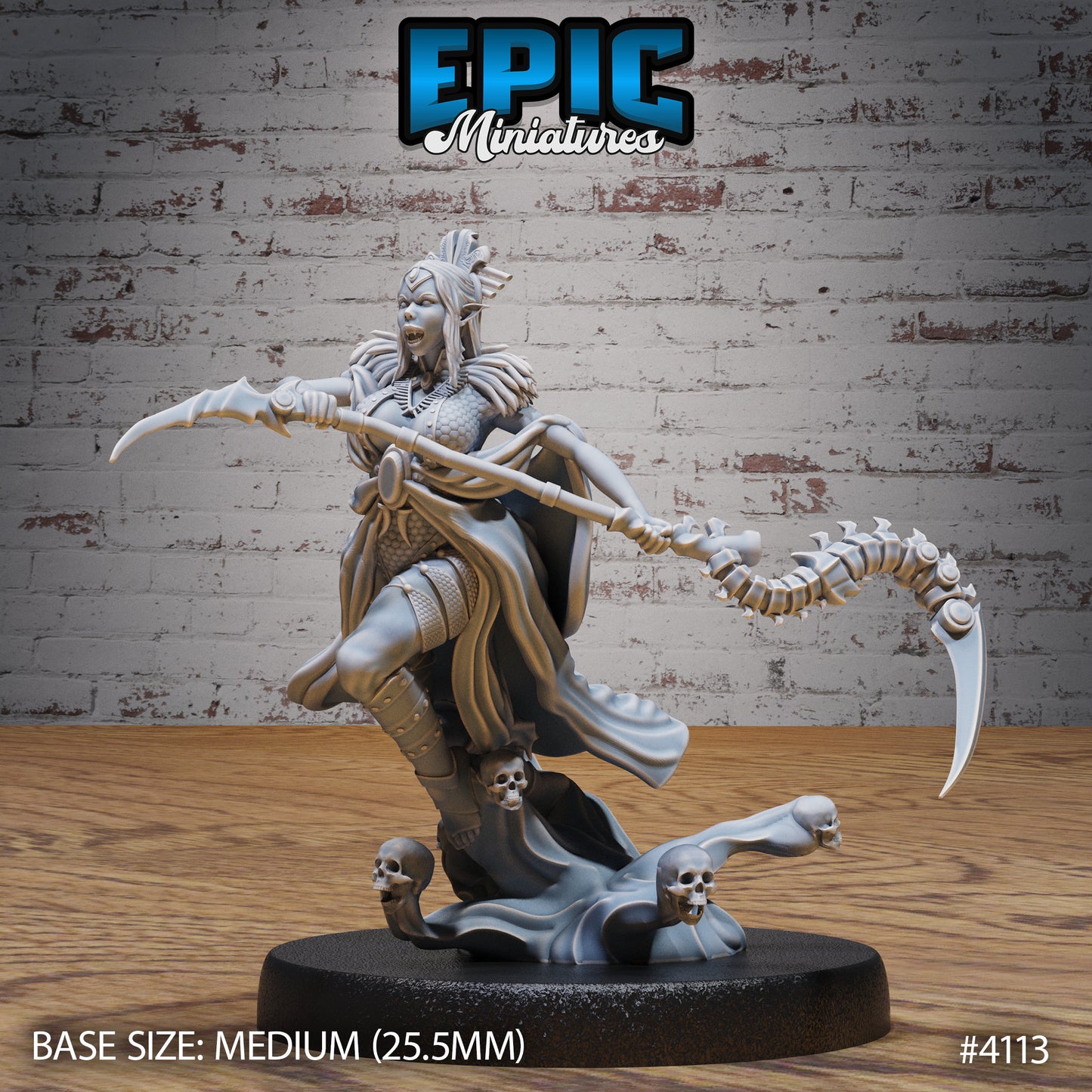 Elf Warlock Female - Epic Miniatures | #95 Elven Storm