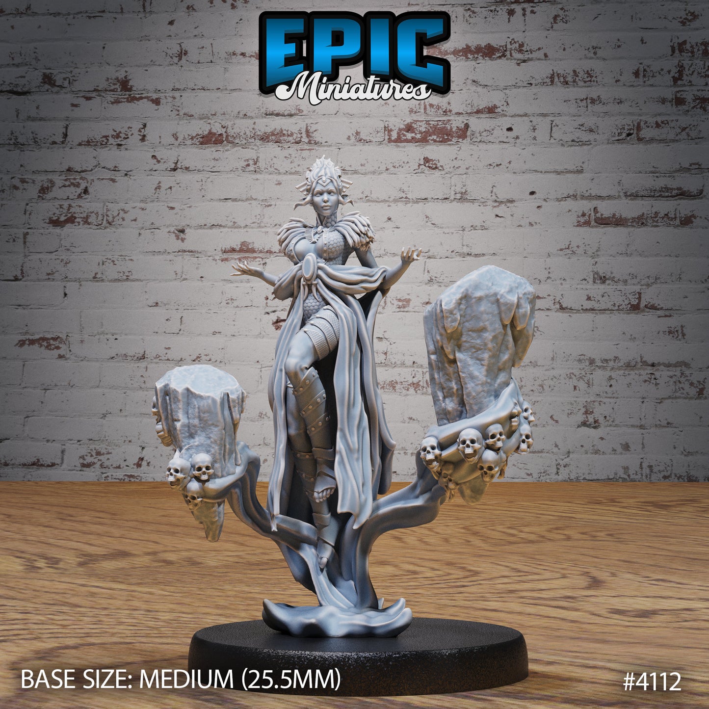 Elf Warlock Female - Epic Miniatures | #95 Elven Storm