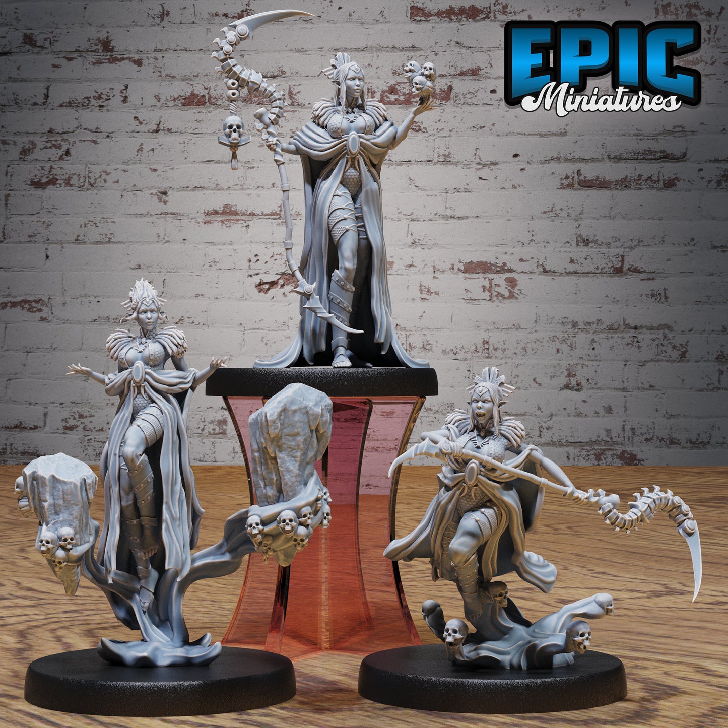 Elf Warlock Female - Epic Miniatures | #95 Elven Storm
