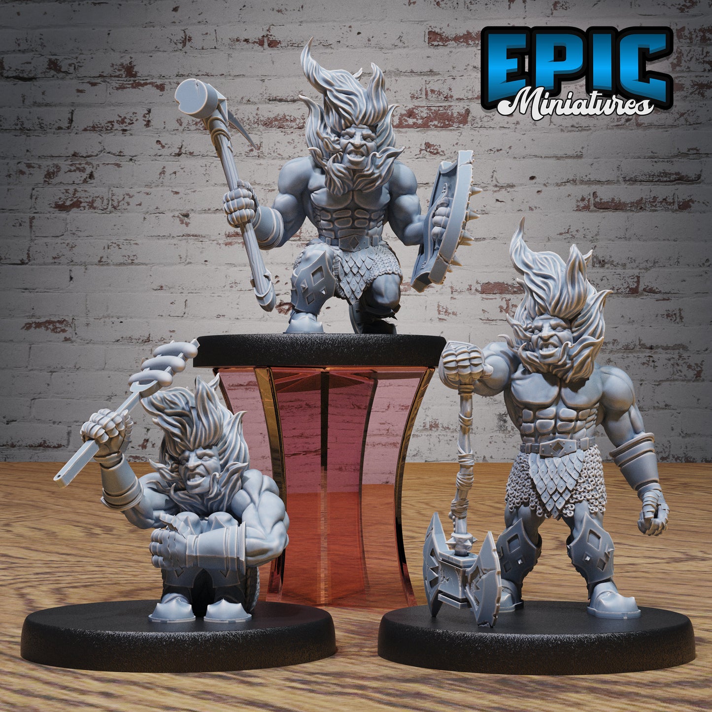 Fire Dwarf - Epic Miniatures | #94 Elemental Lands
