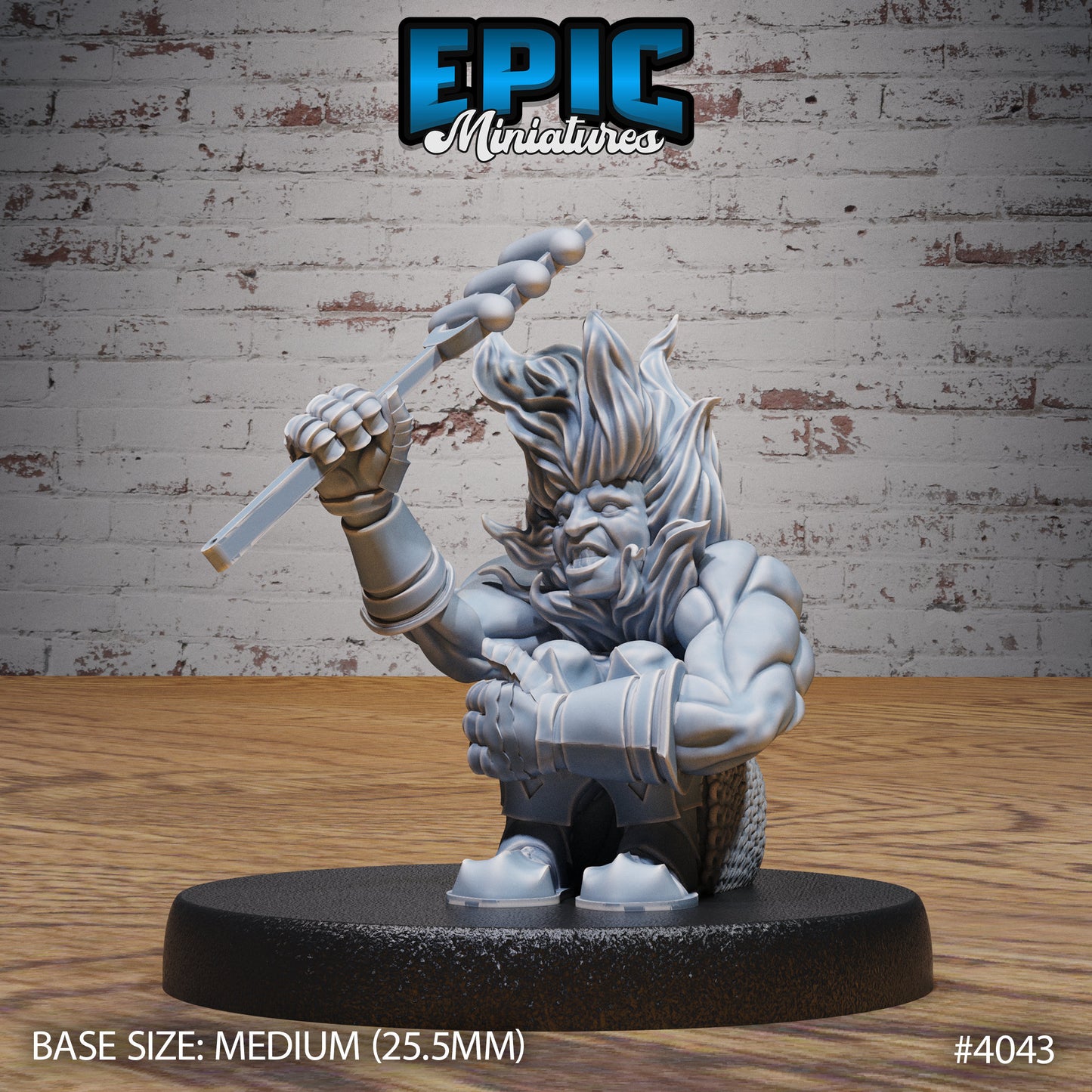 Fire Dwarf - Epic Miniatures | #94 Elemental Lands