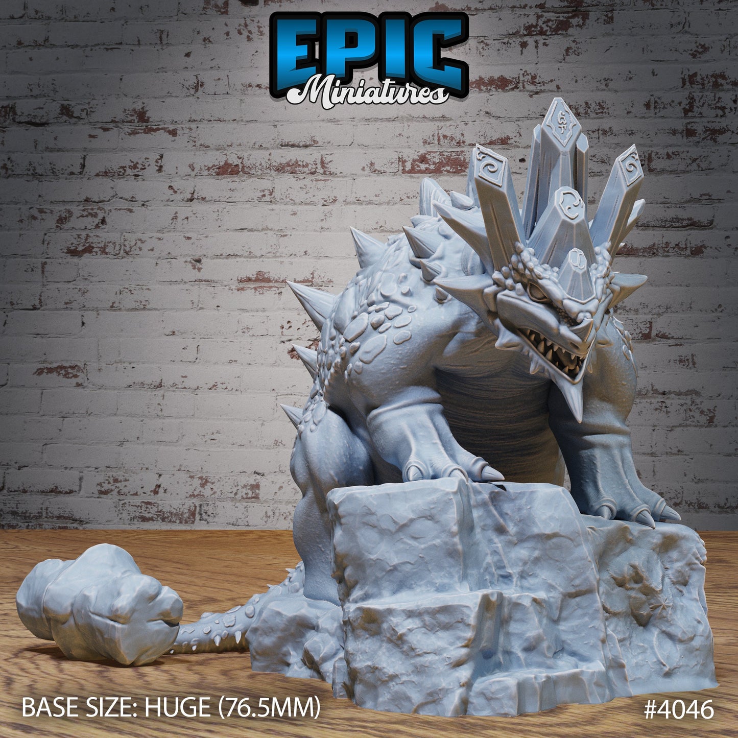 Hammertail Dinosaur - Epic Miniatures | #94 Elemental Lands