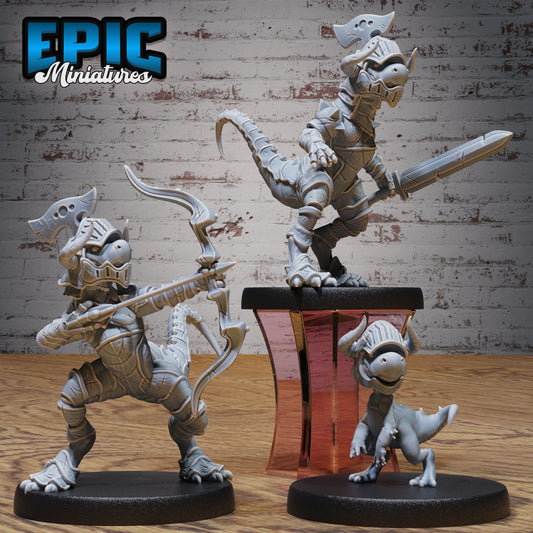 Dino Knight - Epic Miniatures | #94 Elemental Lands