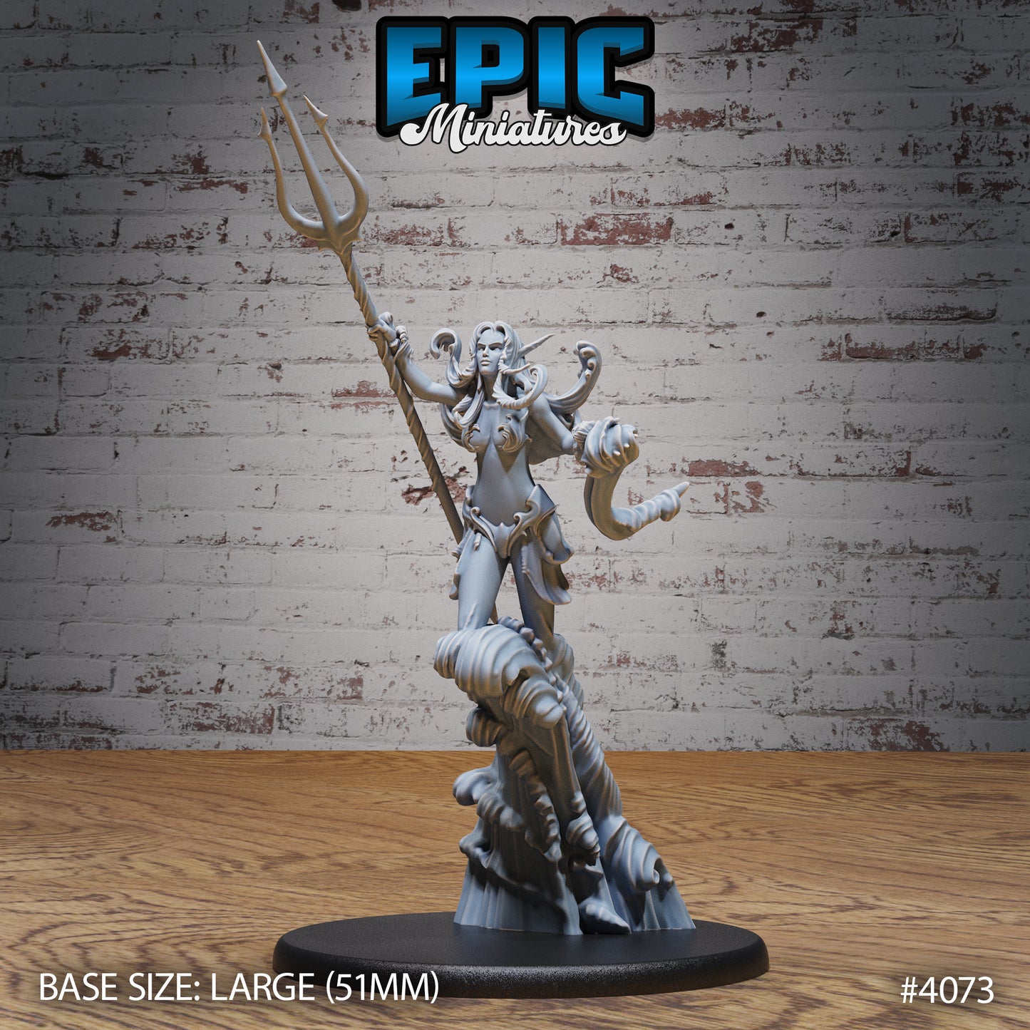 Water Elemental Female - Epic Miniatures | #94 Elemental Lands